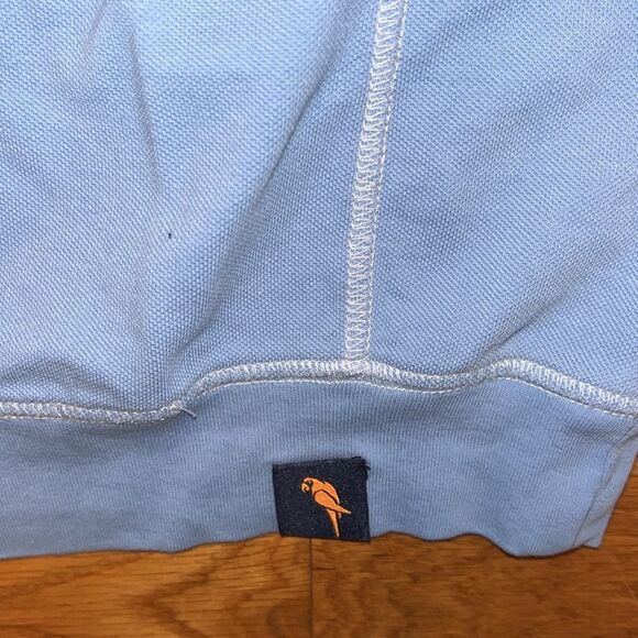 New Jimmy Buffet Margaritaville Carolina Blue Parrot Island Reserve Sweatshirt L - Picture 8 of 10
